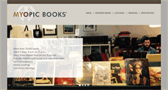 Desktop Screenshot of myopicbookstore.com